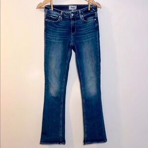 PAIGE Manhattan Women's Dark Blue Bootcut Jeans